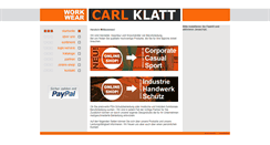 Desktop Screenshot of carl-klatt.de