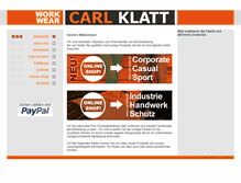 Tablet Screenshot of carl-klatt.de
